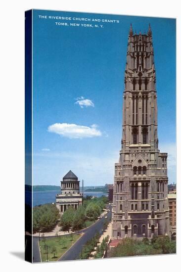 Riverside Church, Grant's Tomb, New York-null-Stretched Canvas