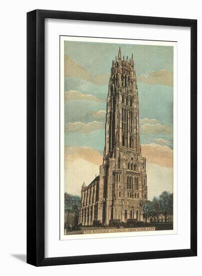 Riverside Church, New York City-null-Framed Art Print