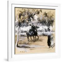 Riverside Drive-William James Glackens-Framed Giclee Print