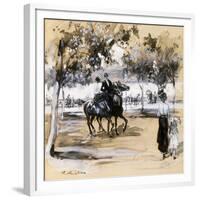 Riverside Drive-William James Glackens-Framed Giclee Print