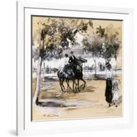 Riverside Drive-William James Glackens-Framed Giclee Print