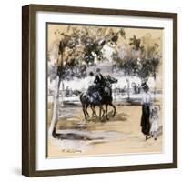 Riverside Drive-William James Glackens-Framed Giclee Print