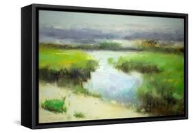 Riverside II-Vahe Yeremyan-Framed Stretched Canvas