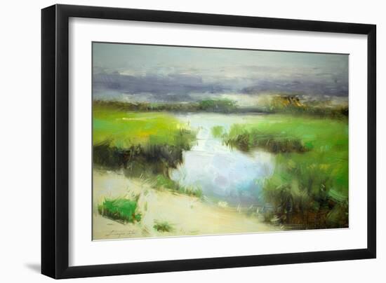 Riverside II-Vahe Yeremyan-Framed Art Print