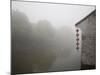 Riverside in the morning fog, Xi Tang, China-Masahiro Sato-Mounted Photographic Print