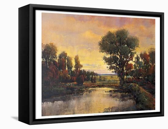 Riverside Light III-Tim O'toole-Framed Stretched Canvas