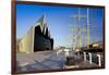 Riverside Museum and docked ship The Glenlee, River Clyde, Glasgow, Scotland, United Kingdom, Europ-John Guidi-Framed Photographic Print