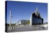 Riverside Museum, River Clyde, Glasgow, Scotland, United Kingdom, Europe-John Guidi-Stretched Canvas