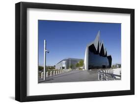 Riverside Museum, River Clyde, Glasgow, Scotland, United Kingdom, Europe-John Guidi-Framed Photographic Print