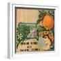 Riverside Oranges - Riverside, California - Citrus Crate Label-Lantern Press-Framed Art Print