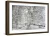 Riverside Park snow walk-Robert Goldwitz-Framed Giclee Print