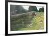 Riverside Picnic, 1989-Maggie Rowe-Framed Giclee Print