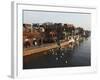 Riverside Pubs and Bars During Late Afternoon by the River Thames at Kingston-Upon-Thames, a Suburb-Stuart Forster-Framed Photographic Print