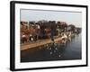 Riverside Pubs and Bars During Late Afternoon by the River Thames at Kingston-Upon-Thames, a Suburb-Stuart Forster-Framed Photographic Print