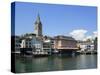 Riverside View of the Old Town, Zurich, Switzerland, Europe-Richardson Peter-Stretched Canvas