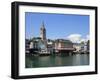 Riverside View of the Old Town, Zurich, Switzerland, Europe-Richardson Peter-Framed Photographic Print