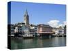 Riverside View of the Old Town, Zurich, Switzerland, Europe-Richardson Peter-Stretched Canvas