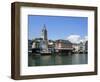 Riverside View of the Old Town, Zurich, Switzerland, Europe-Richardson Peter-Framed Photographic Print