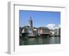 Riverside View of the Old Town, Zurich, Switzerland, Europe-Richardson Peter-Framed Photographic Print