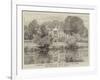 Riverside, Wallingford, Mr Leslie's House on the Thames-George Dunlop Leslie-Framed Giclee Print