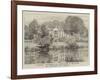 Riverside, Wallingford, Mr Leslie's House on the Thames-George Dunlop Leslie-Framed Giclee Print