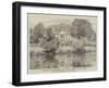 Riverside, Wallingford, Mr Leslie's House on the Thames-George Dunlop Leslie-Framed Giclee Print