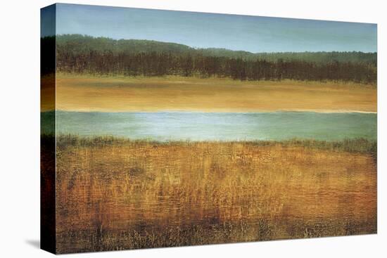 Riverside-Caroline Gold-Stretched Canvas