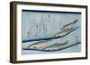 Rivertrout', from the Series 'Collection of Fish'-Utagawa Hiroshige-Framed Premium Giclee Print