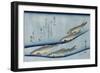 Rivertrout', from the Series 'Collection of Fish'-Utagawa Hiroshige-Framed Premium Giclee Print