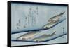 Rivertrout', from the Series 'Collection of Fish'-Utagawa Hiroshige-Framed Stretched Canvas