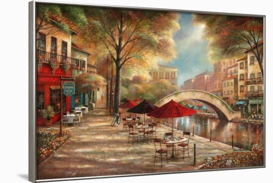 Riverwalk Café-Ruane Manning-Framed Art Print