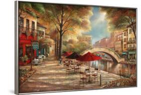 Riverwalk Café-Ruane Manning-Framed Art Print