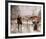 Riverwalk Charm (Couple)-Ruane Manning-Framed Art Print