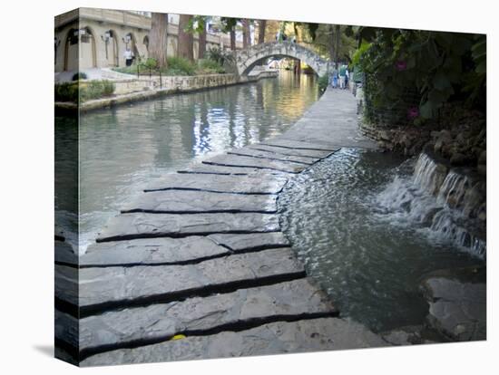 Riverwalk, San Antonio, Texas, USA-Ethel Davies-Stretched Canvas