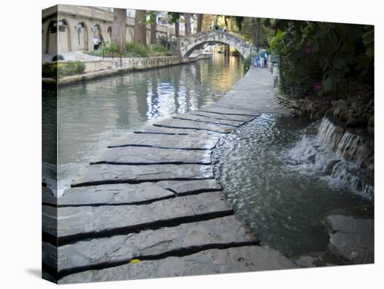 Riverwalk, San Antonio, Texas, USA-Ethel Davies-Stretched Canvas