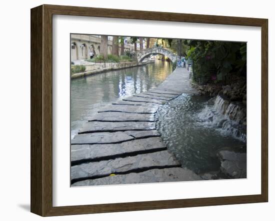 Riverwalk, San Antonio, Texas, USA-Ethel Davies-Framed Photographic Print