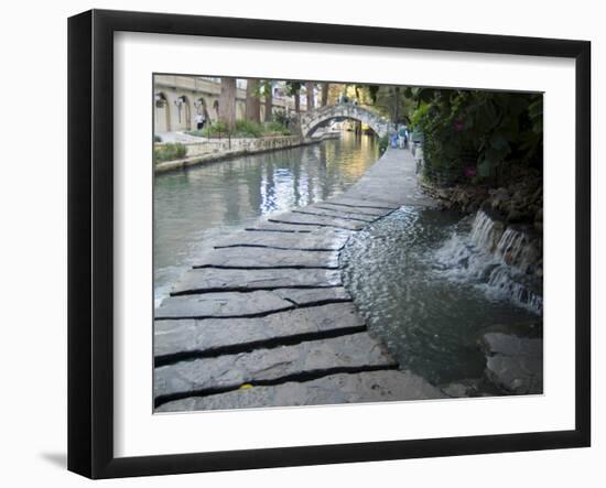 Riverwalk, San Antonio, Texas, USA-Ethel Davies-Framed Photographic Print