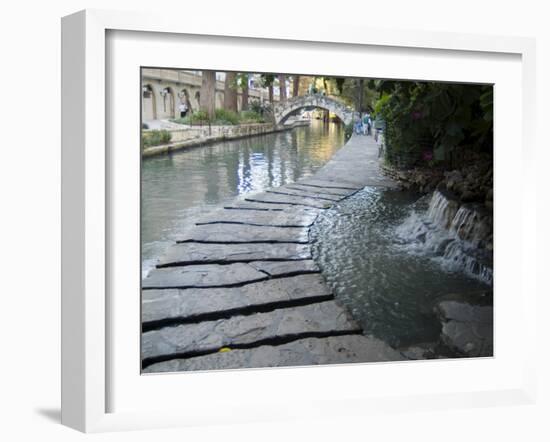 Riverwalk, San Antonio, Texas, USA-Ethel Davies-Framed Photographic Print