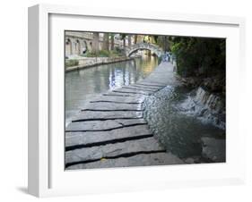 Riverwalk, San Antonio, Texas, USA-Ethel Davies-Framed Photographic Print