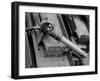 Rivet Gun known as the Cricket on Construction Site of the Manhattan Building Company-Arthur Gerlach-Framed Photographic Print