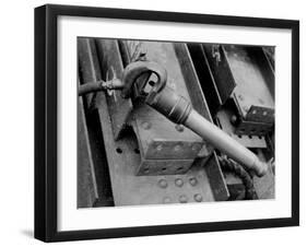 Rivet Gun known as the Cricket on Construction Site of the Manhattan Building Company-Arthur Gerlach-Framed Photographic Print