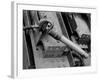 Rivet Gun known as the Cricket on Construction Site of the Manhattan Building Company-Arthur Gerlach-Framed Photographic Print