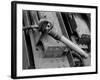 Rivet Gun known as the Cricket on Construction Site of the Manhattan Building Company-Arthur Gerlach-Framed Photographic Print