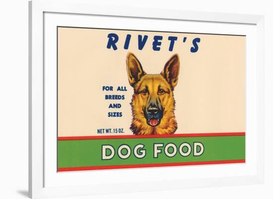 Rivet's Dog Food-null-Framed Premium Giclee Print