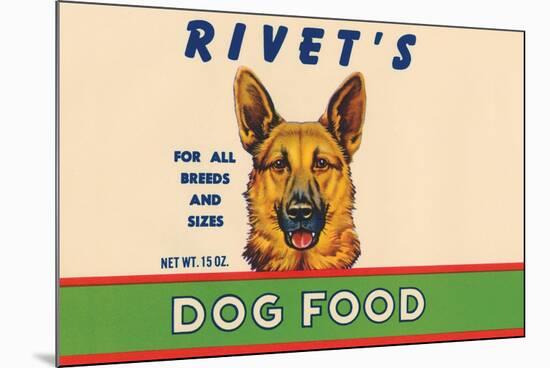 Rivet's Dog Food-null-Mounted Premium Giclee Print