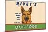 Rivet's Dog Food-null-Mounted Art Print