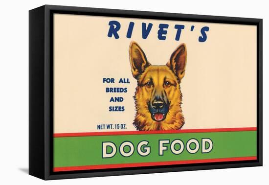 Rivet's Dog Food-null-Framed Stretched Canvas