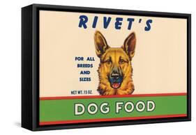 Rivet's Dog Food-null-Framed Stretched Canvas