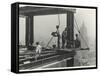 Riveters Attaching a Beam, Empire State Building, 1931 (Gelatin Silver Print)-Lewis Wickes Hine-Framed Stretched Canvas