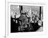 Riveters on the Empire State Building, 1930-31 (gelatin silver print)-Lewis Wickes Hine-Framed Photographic Print